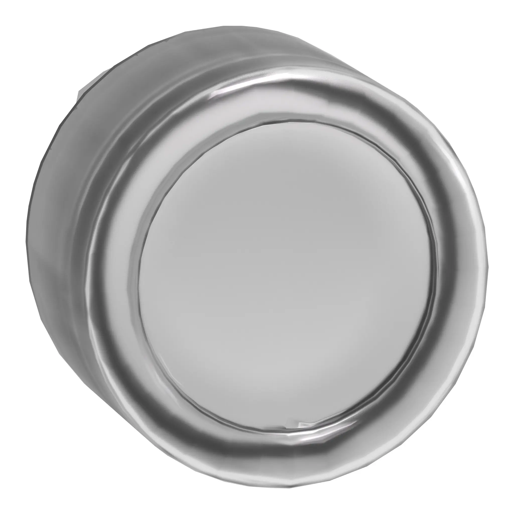 Produktfoto 1 von Schneider Electric Harmony Drucktastenkopf Ø 22 mm, Weiß Federrückstellung Rund Rund Metall, IP66