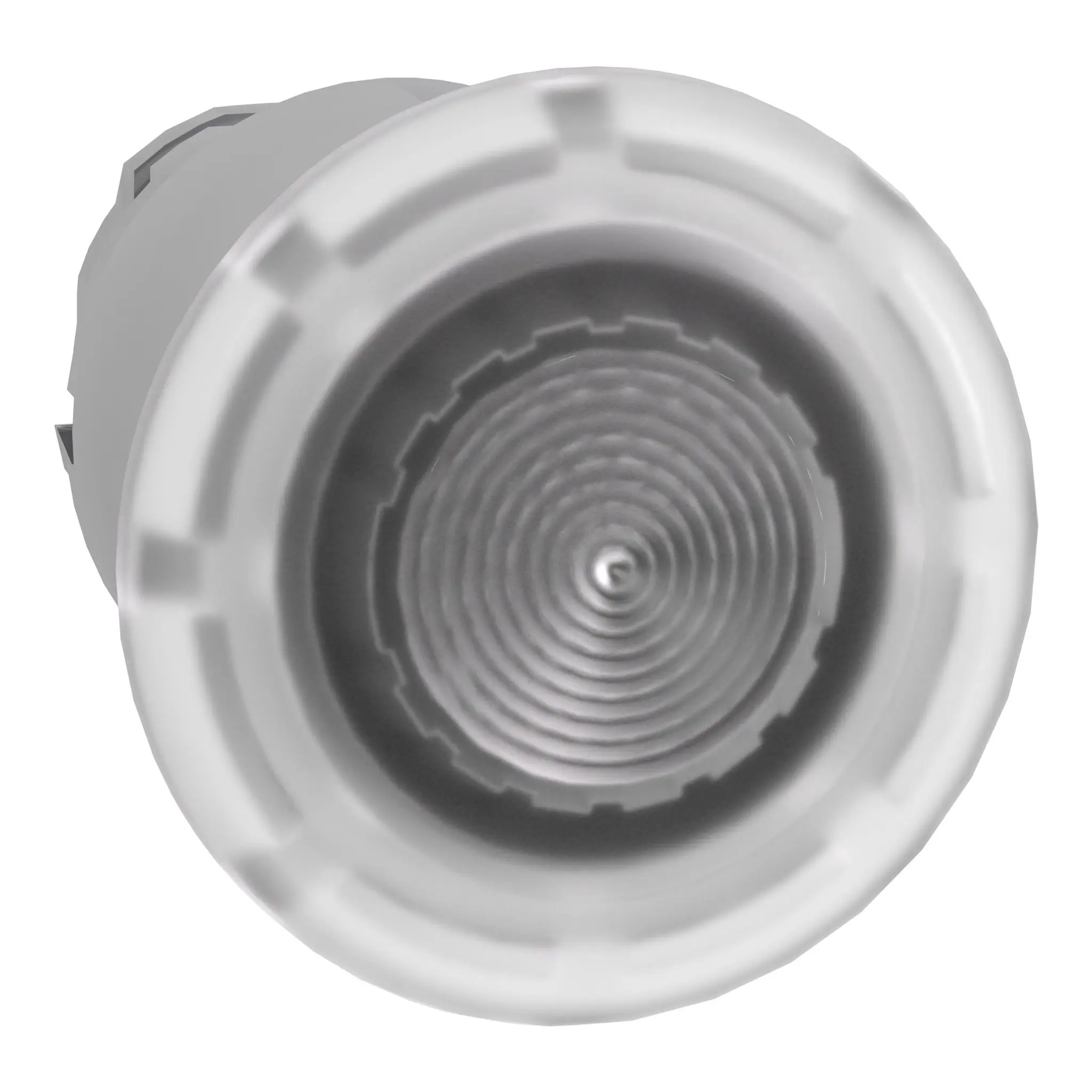 Produktfoto 1 von Schneider Electric Harmony XB4 Drucktastenkopf Ø 22 mm, Weiß Federrückstellung Rund Pilzförmig Rund Metall, IP66