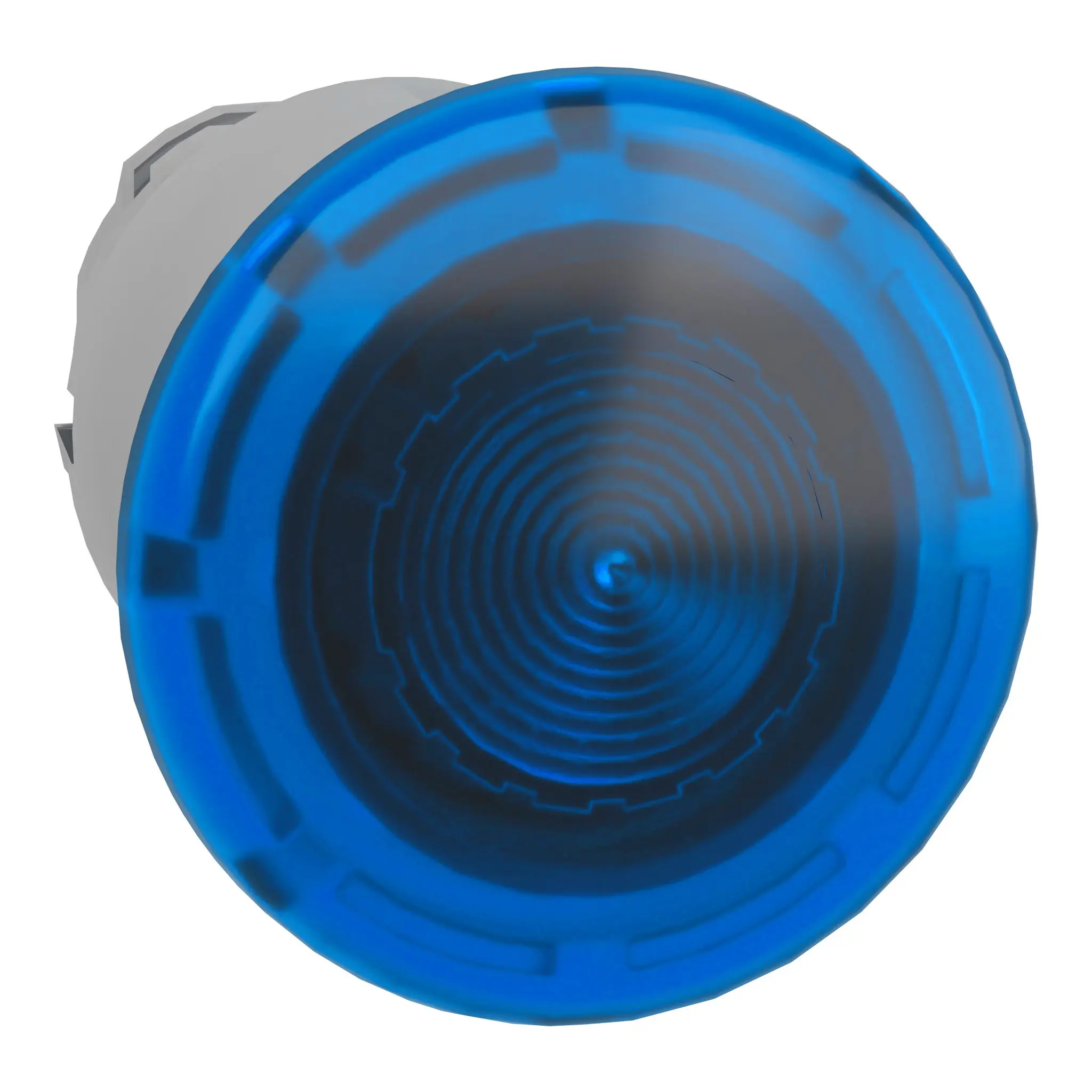 Produktfoto 1 von Schneider Electric Harmony XB4 Drucktastenkopf Ø 22mm, Blau Rastend Rund Metall, IP66