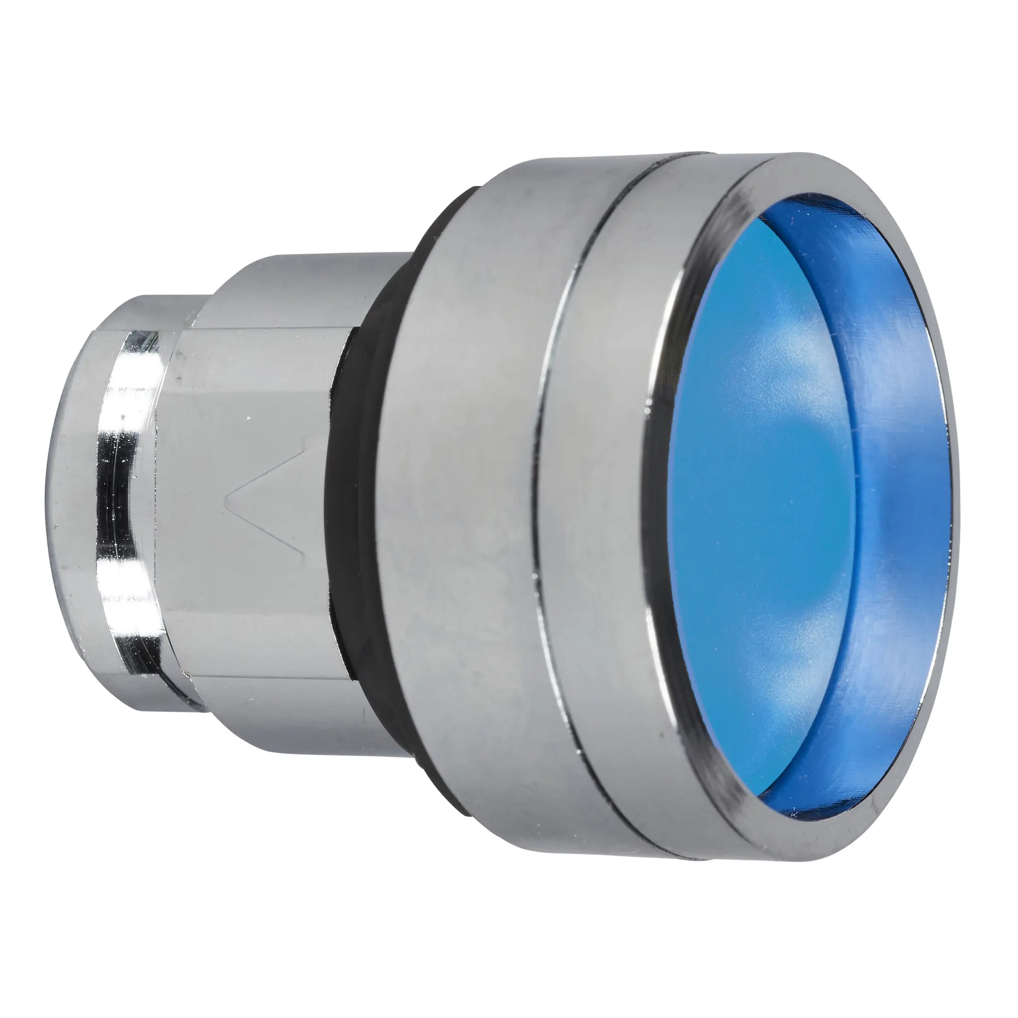 Produktfoto 1 von Schneider Electric Harmony XB4 Drucktastenkopf Ø 22 mm, Blau Federrückstellung Rund Rechteckig Metall, IP66