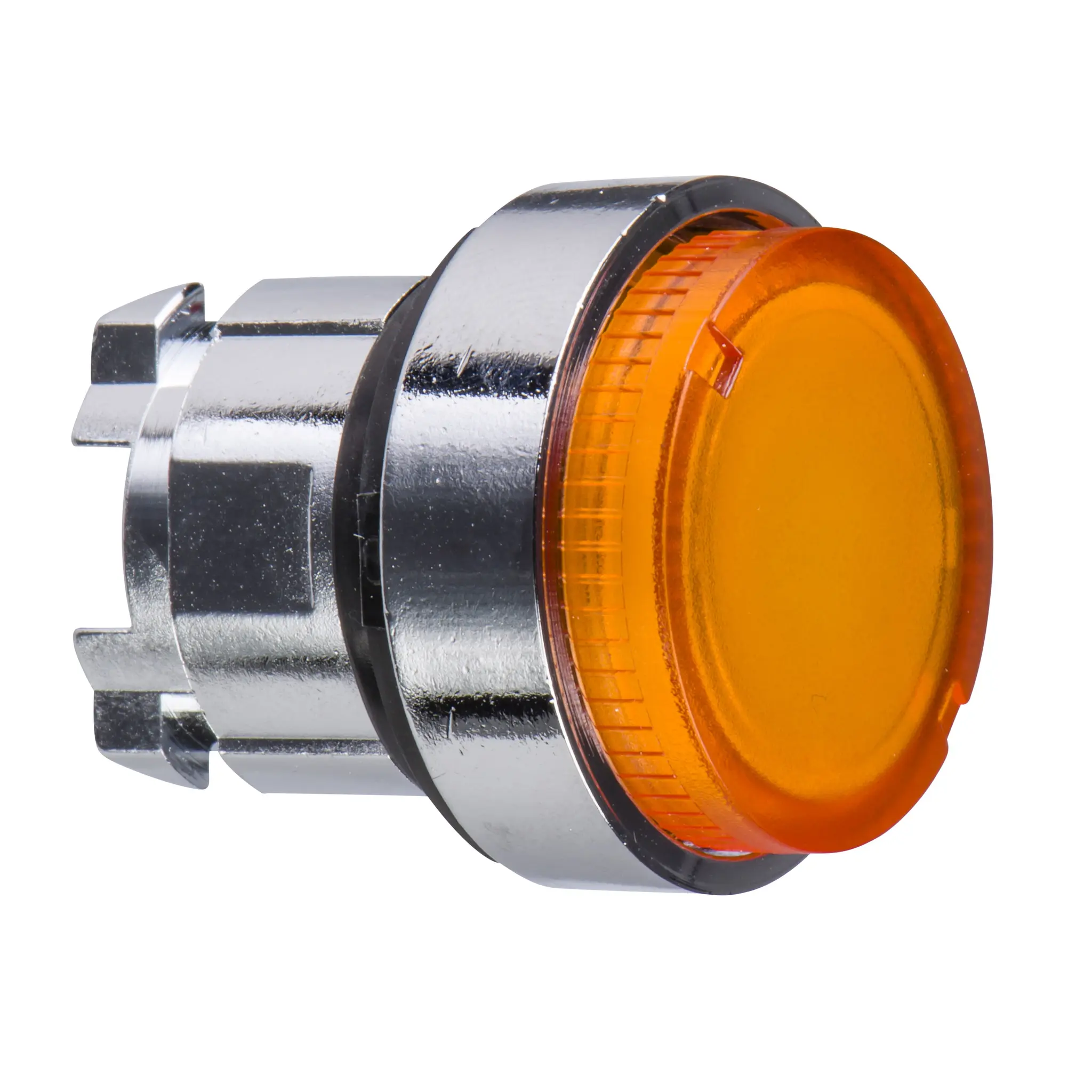 Schneider Electric Harmony XB4 Drucktastenkopf Ø 22 mm, Orange Federrückstellung Rund Rund Metall, IP66