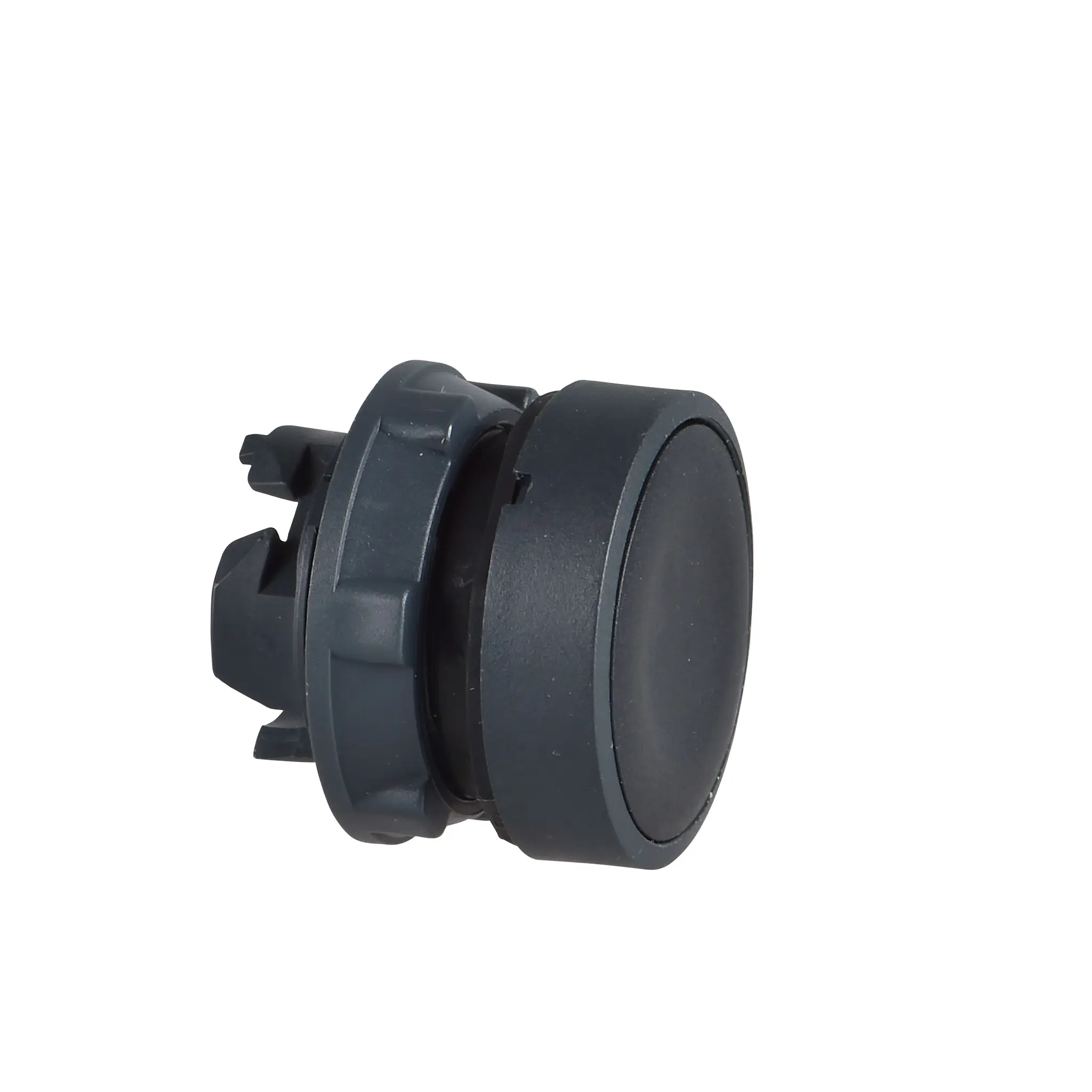 Produktfoto 1 von Schneider Electric Harmony Drucktastenkopf Ø 22 mm, Schwarz wartungsfrei Rund Rund Kunststoff, IP66