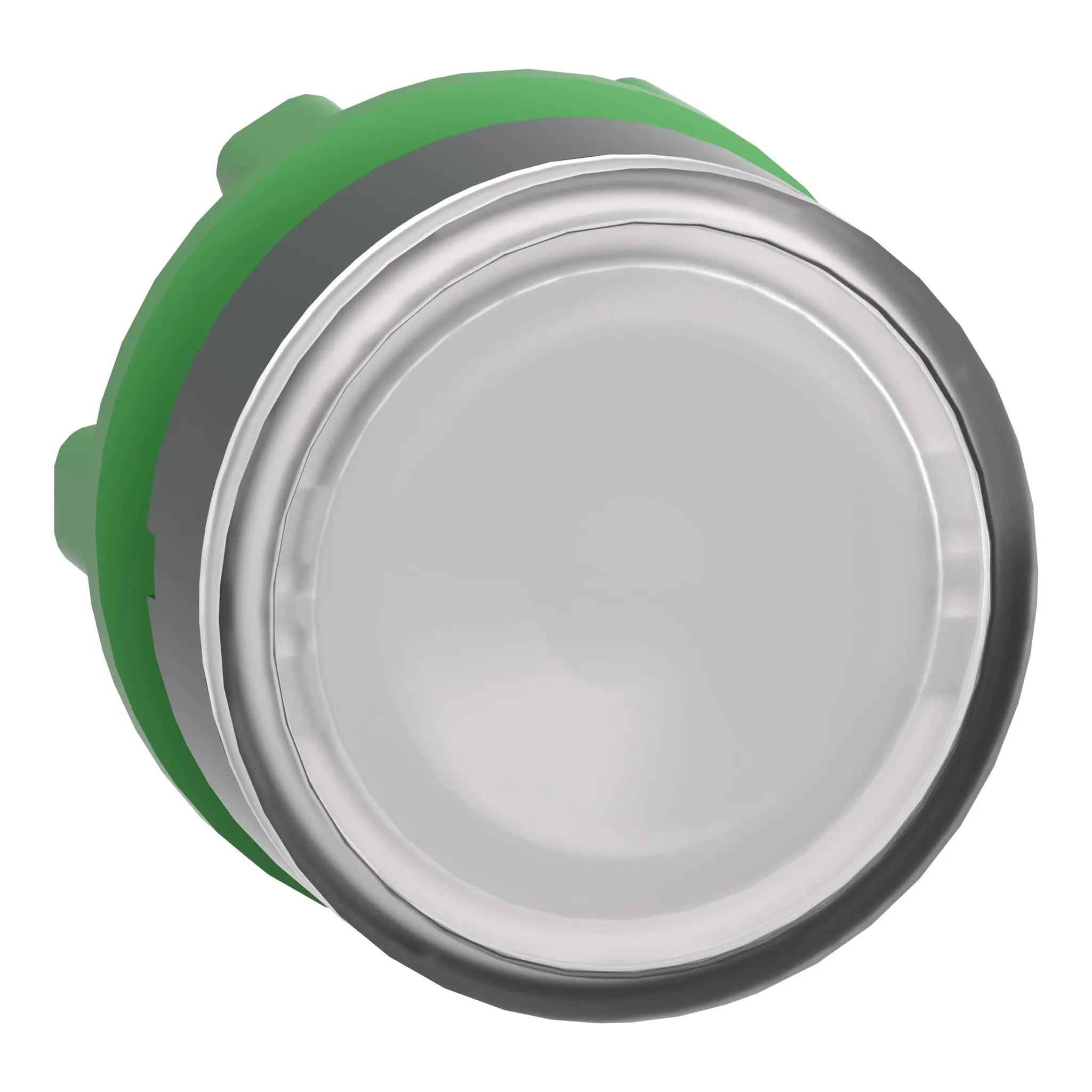 Produktfoto 1 von Schneider Electric Harmony Drucktastenkopf Ø 22 mm, Weiß wartungsfrei Rund Rund Kunststoff, IP66