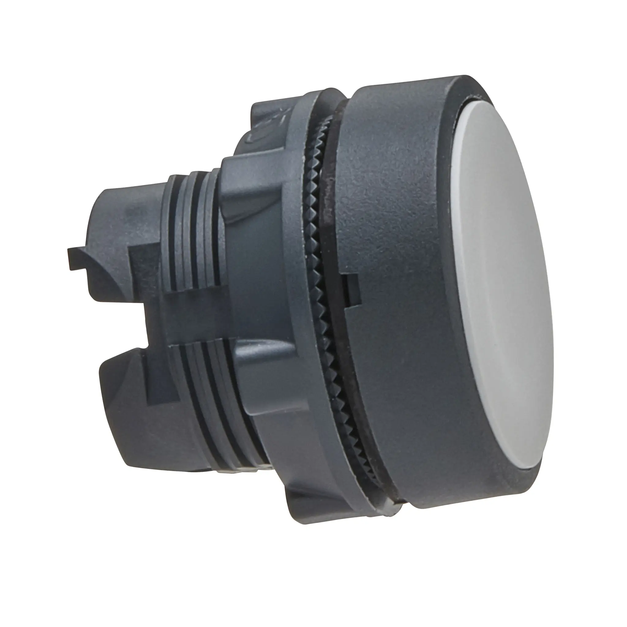 Produktfoto 1 von Schneider Electric Harmony Drucktastenkopf Ø 22 mm, Weiß wartungsfrei Rund Rund Kunststoff, IP66