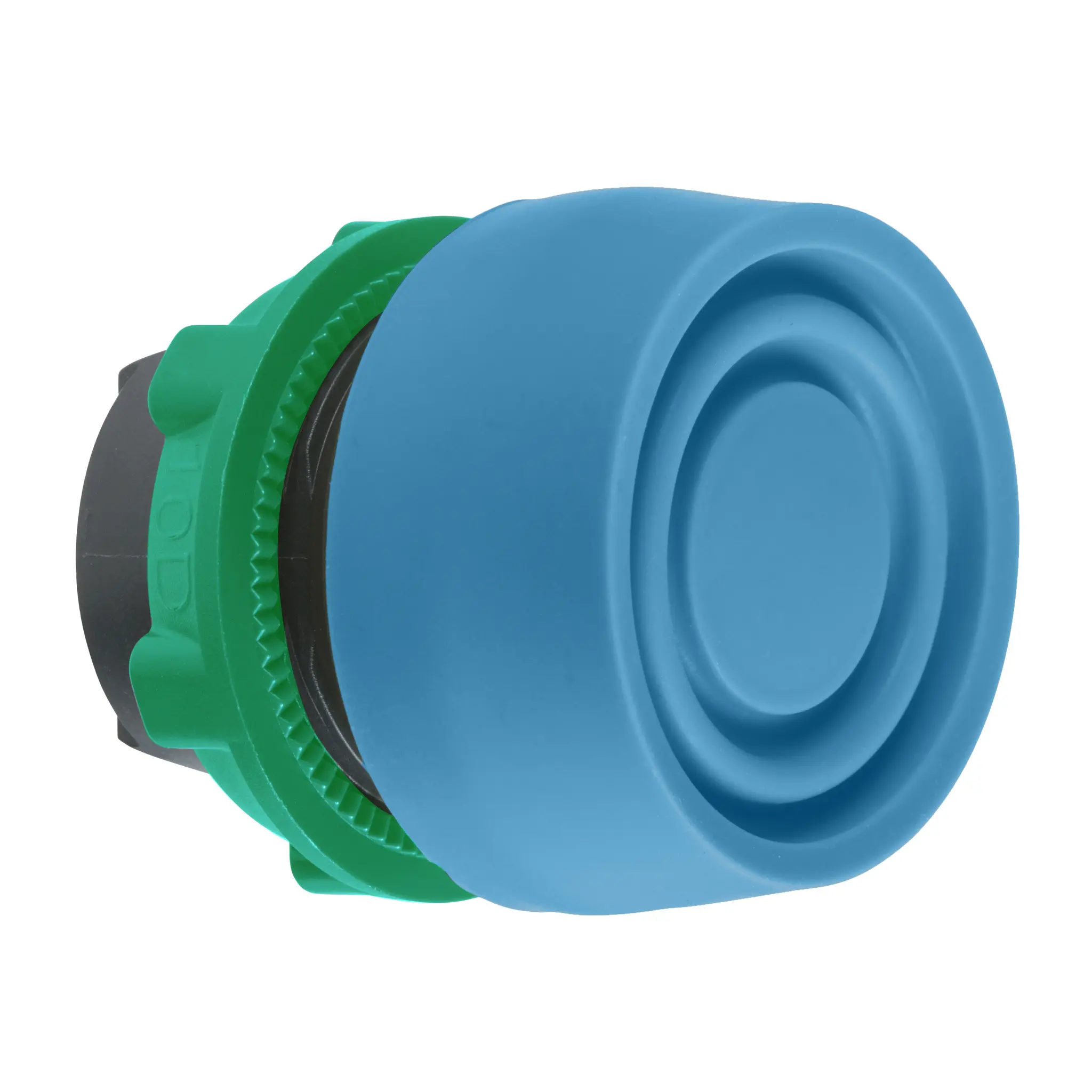 Produktfoto 1 von Schneider Electric Harmony Drucktastenkopf Ø 22 mm, Blau Federrückstellung Rund Rund Kunststoff, IP66