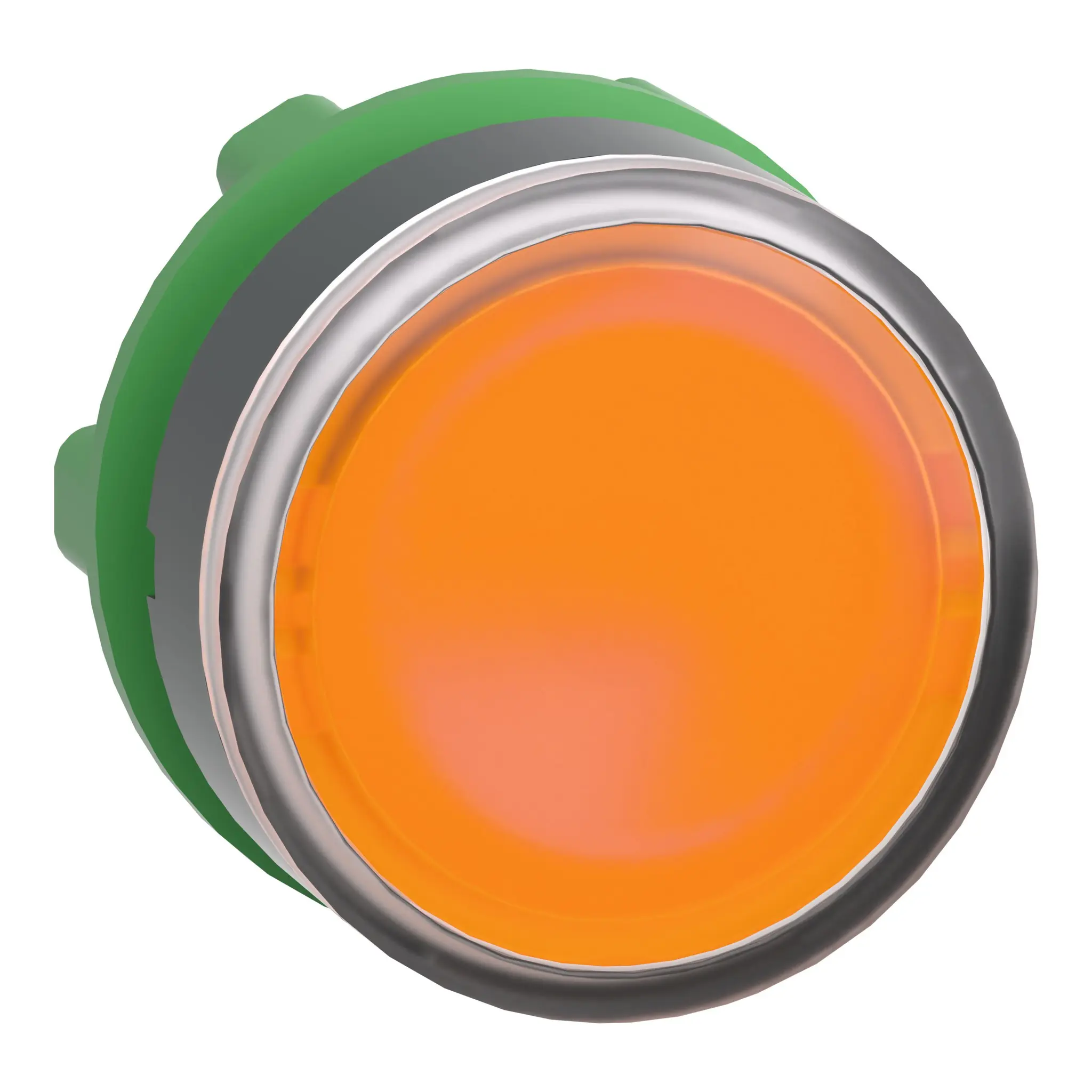 Produktfoto 1 von Schneider Electric Harmony Drucktastenkopf Ø 22 mm, Orange wartungsfrei Rund Rund Kunststoff, IP66