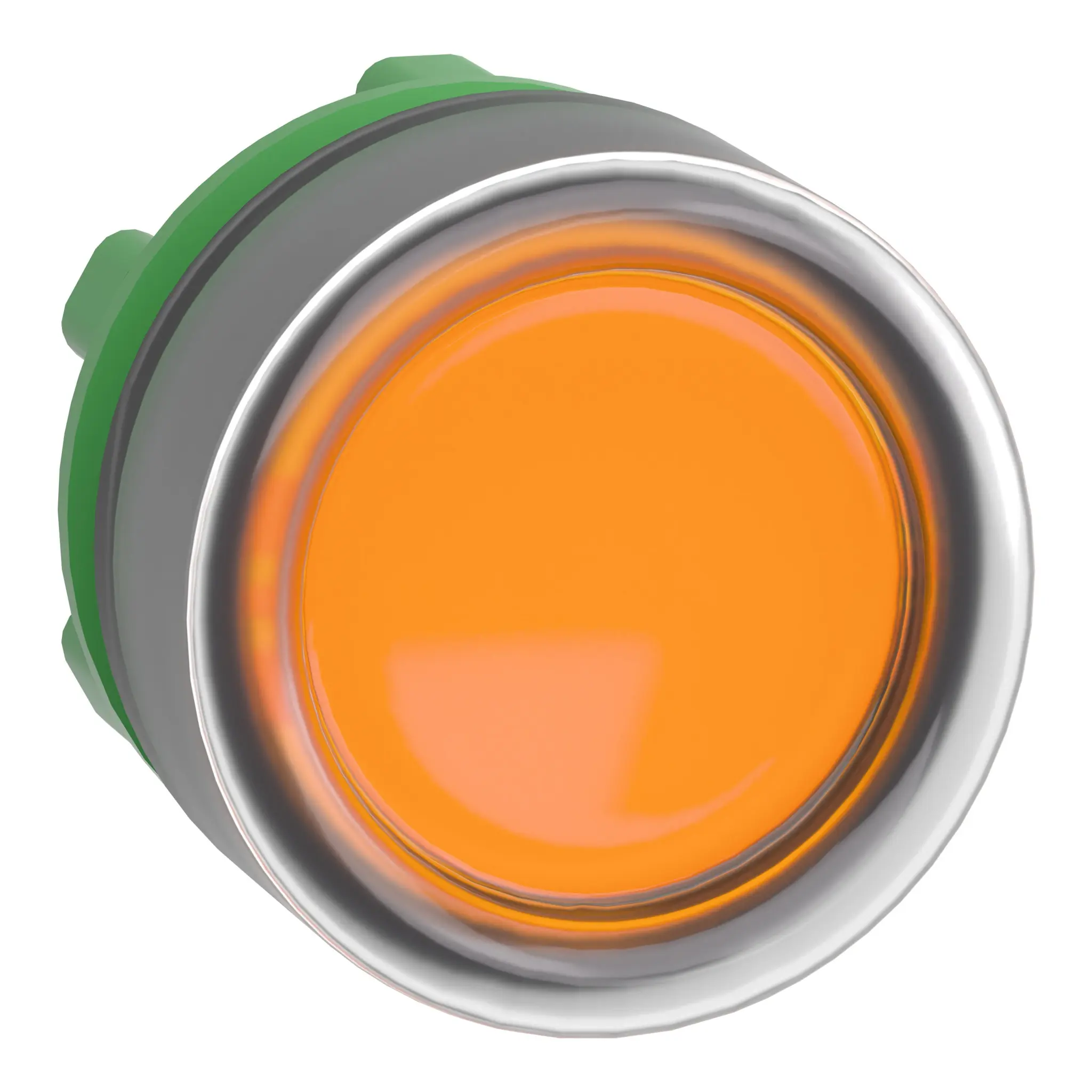 Produktfoto 1 von Schneider Electric Harmony Drucktastenkopf Ø 22 mm, Orange Federrückstellung Rund Rund Kunststoff, IP66
