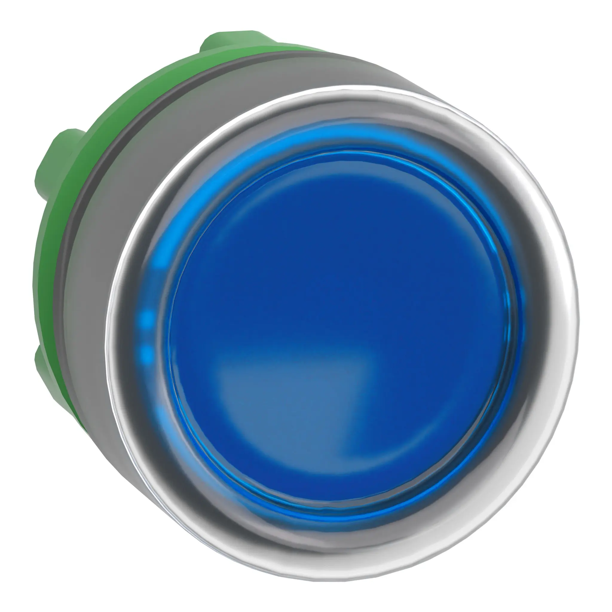 Schneider Electric Harmony XB5 Drucktastenkopf Ø 22 mm, Blau Federrückstellung Rund Rund Kunststoff, IP66