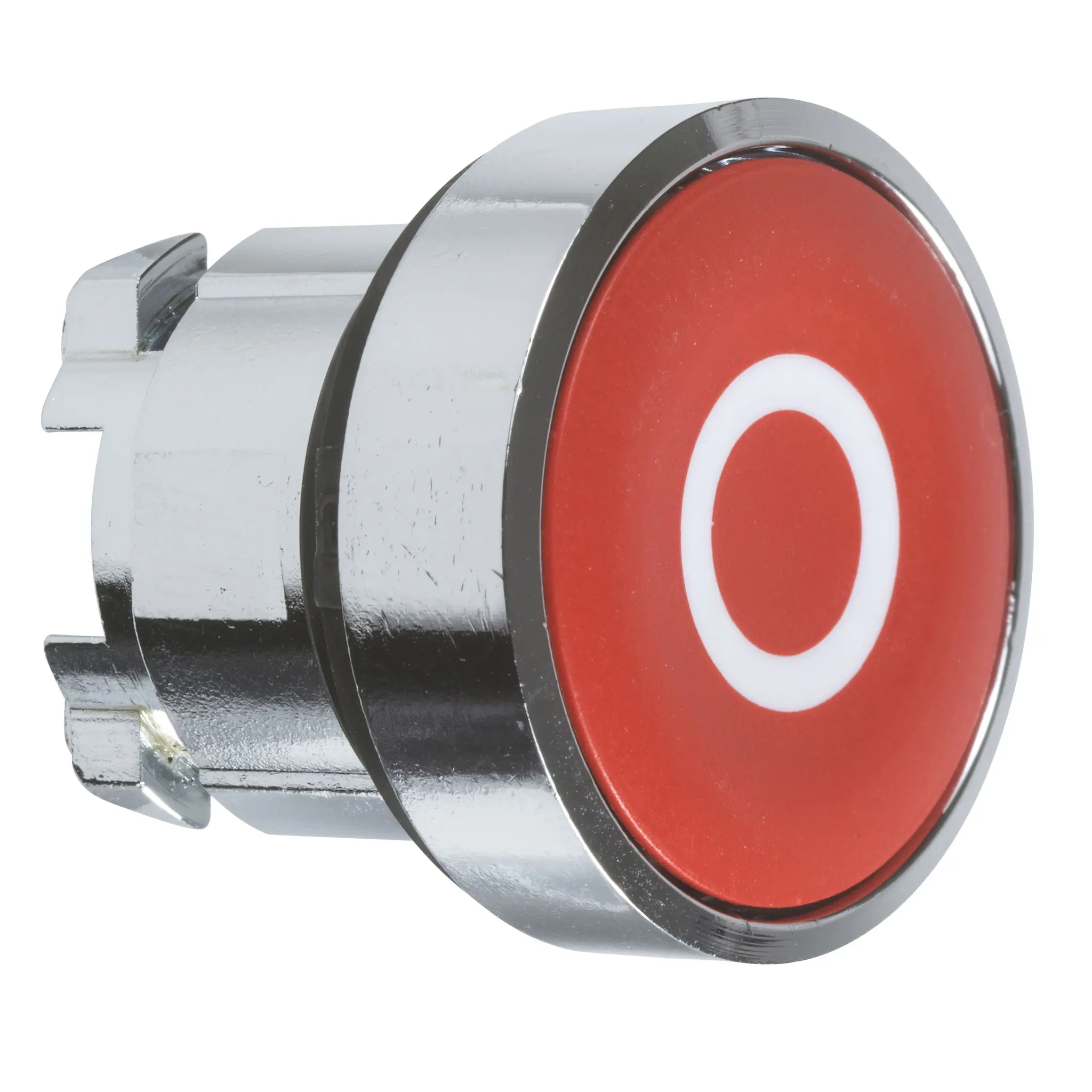 Produktfoto 1 von Schneider Electric Harmony Drucktastenkopf Ø 22 mm, Rot Federrückstellung Rund Rund Metall, IP66