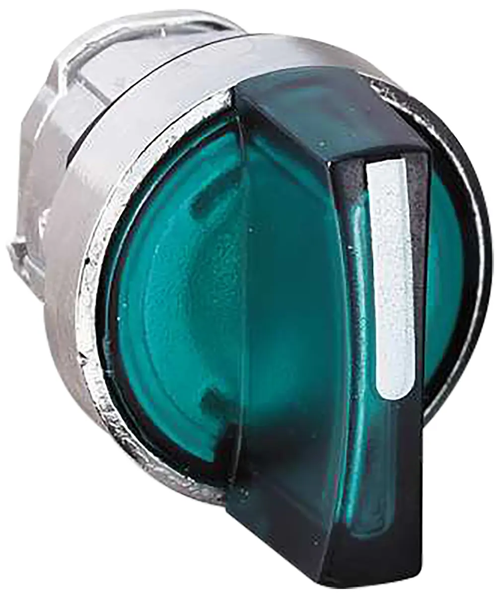 Produktfoto 1 von Schneider Electric Harmony Wählschalterkopf Beleuchtet 3-Positionen 22 mm Federrückstellung