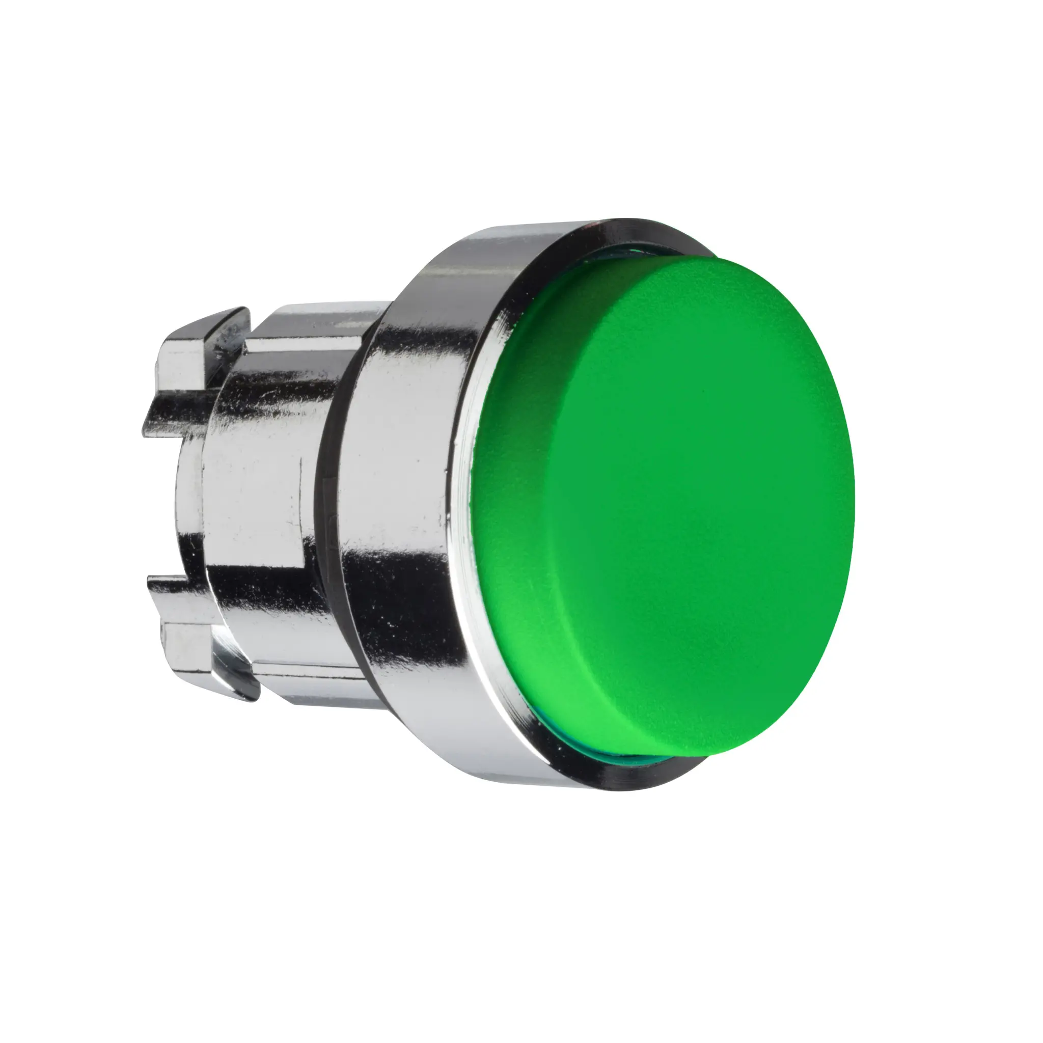 Produktfoto 1 von Schneider Electric Harmony Drucktastenkopf Ø 22 mm, Grün wartungsfrei Rund Rund Metall, IP66