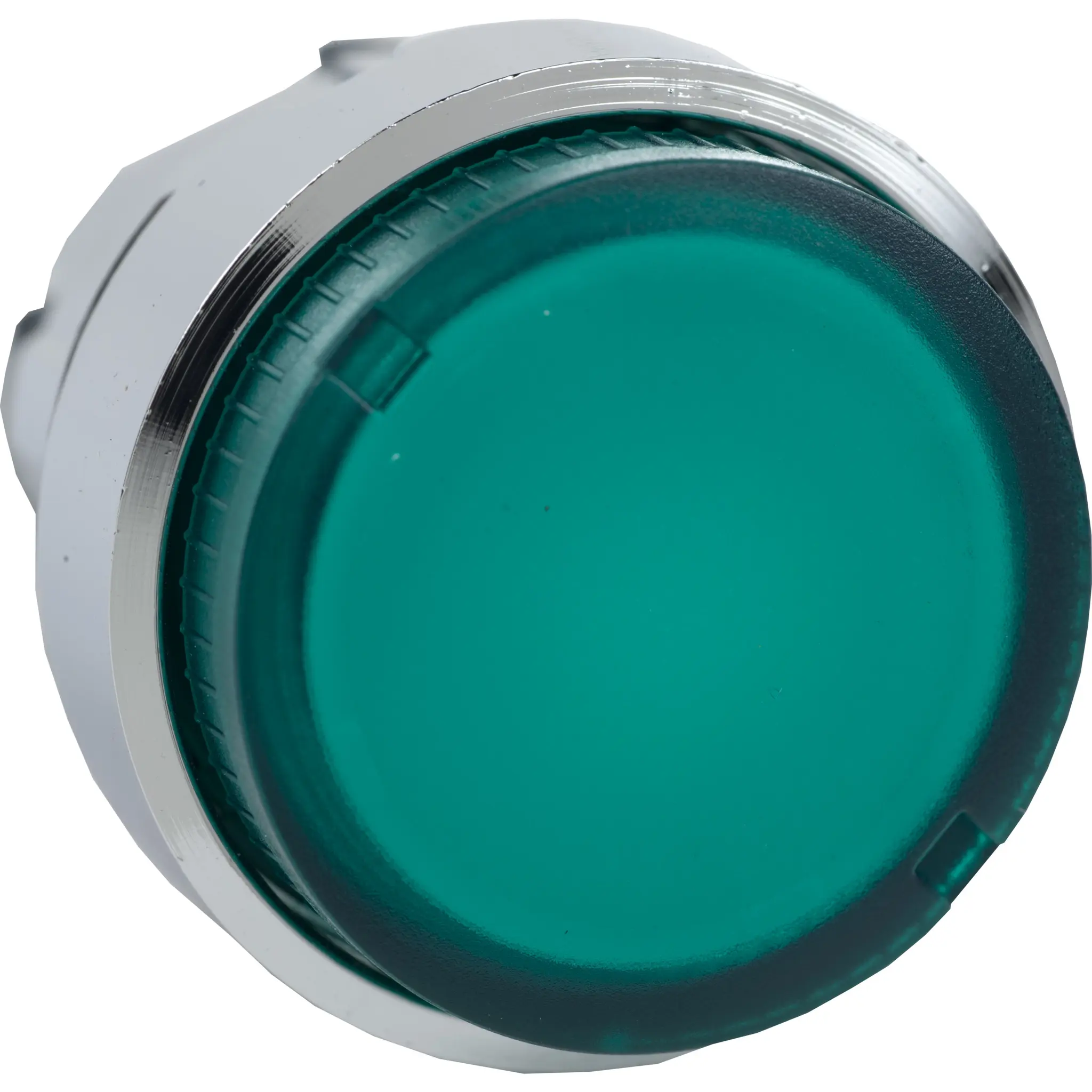 Produktfoto 1 von Schneider Electric Harmony Drucktastenkopf Ø 22 mm, Grün Federrückstellung Rund Rund Metall, IP66