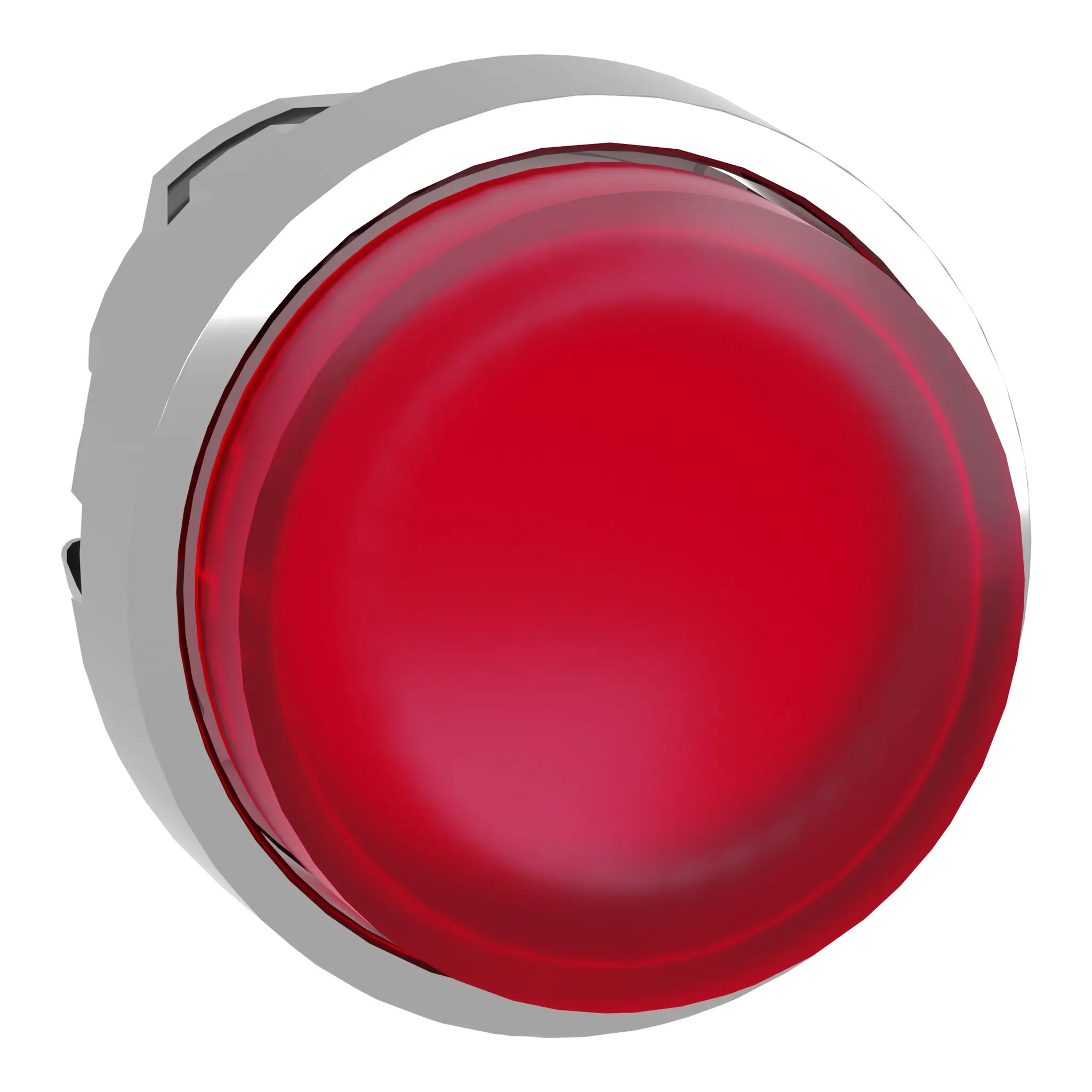 Produktfoto 1 von Schneider Electric Harmony Drucktastenkopf Ø 22 mm, Rot wartungsfrei Rund Rund Metall, IP67
