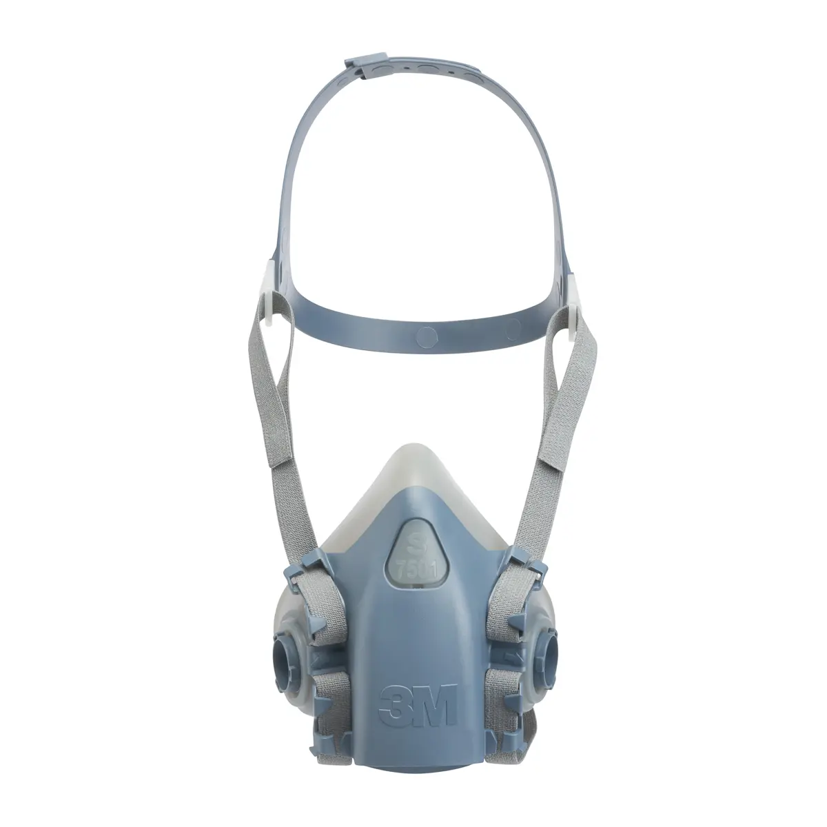 Produktfoto 1 von 3M 7500 Atemmaske S, Atmenschutz-Halbmaske, Grau, Blau