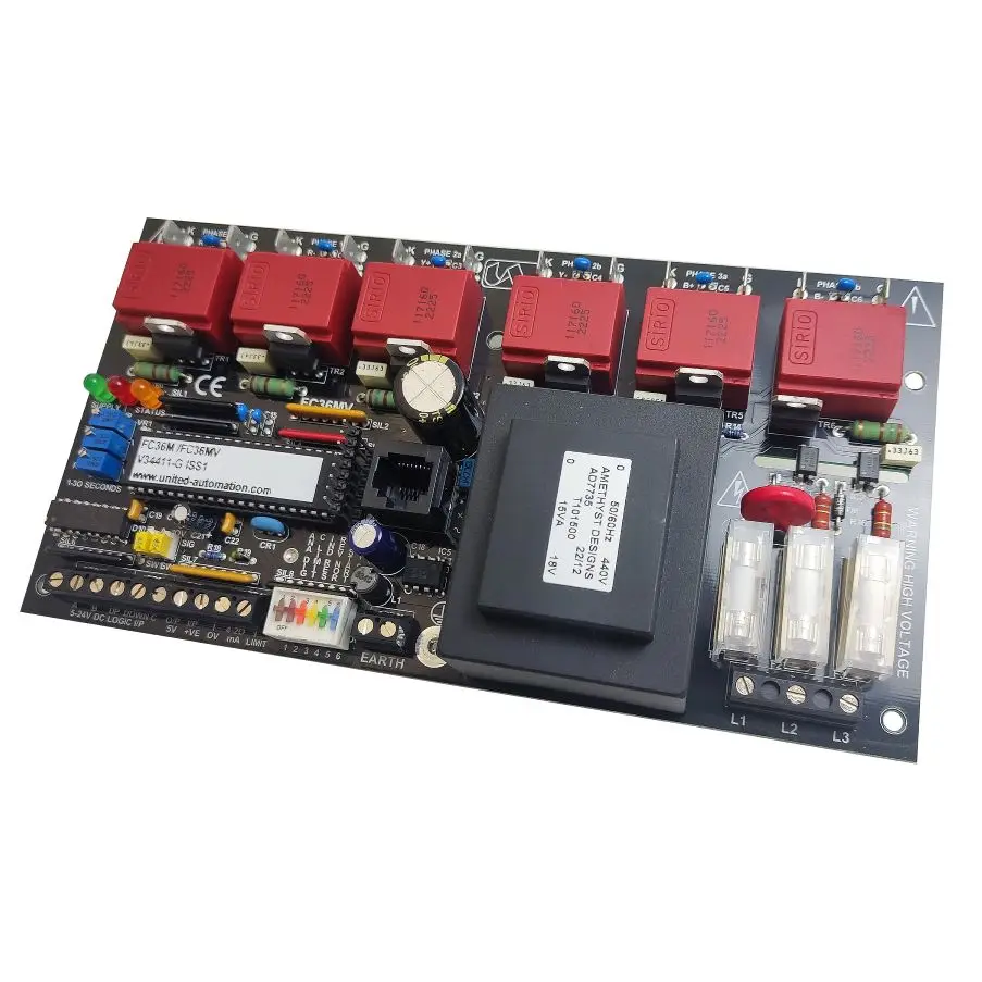 Produktfoto 1 von United Automation TRIAC Dreiphasen-Zündplatine, Gate-Trigger 500 mA
