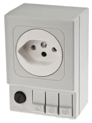 Produktfoto 1 von STEGO SD035 Steckdose UK, USA, Deutsch 1-fach Innen Kunststoff Hellgrau / 6.3 A