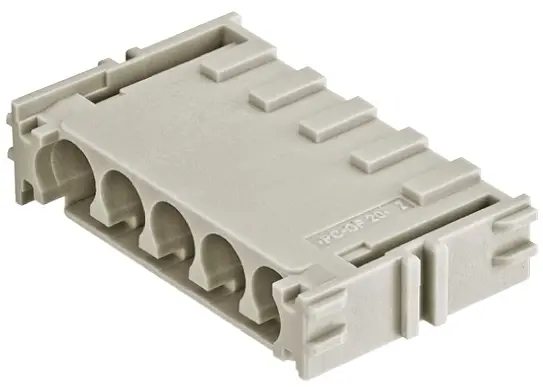 HARTING Han-Yellock Robustes Power Steckverbinder-Modul, 5-polig 20A, Steckverbindermodul für