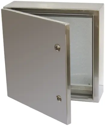 RS PRO Edelstahl 304 Wandanschlusskasten farblos IP66, HxBxT 400 mm, 300 mm x 150 mm