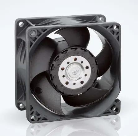 Produktfoto 1 von ebm-papst 8200 J Axiallüfter, Kugel, 24V dc / 37 W 1.58 A, 14000 U/min, 222.7 m³/h IP20 80 mm 80mm 38 mm