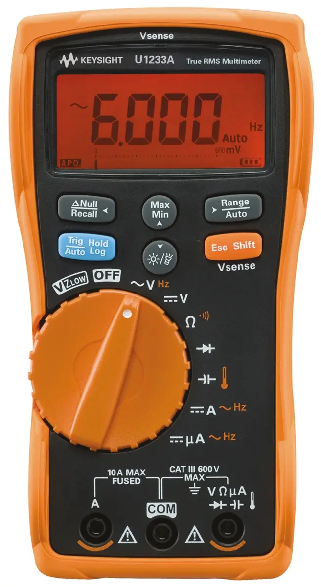 Produktfoto 1 von Keysight Technologies U1233A Tragbar Digital Multimeter Echteffektivwert, CAT III