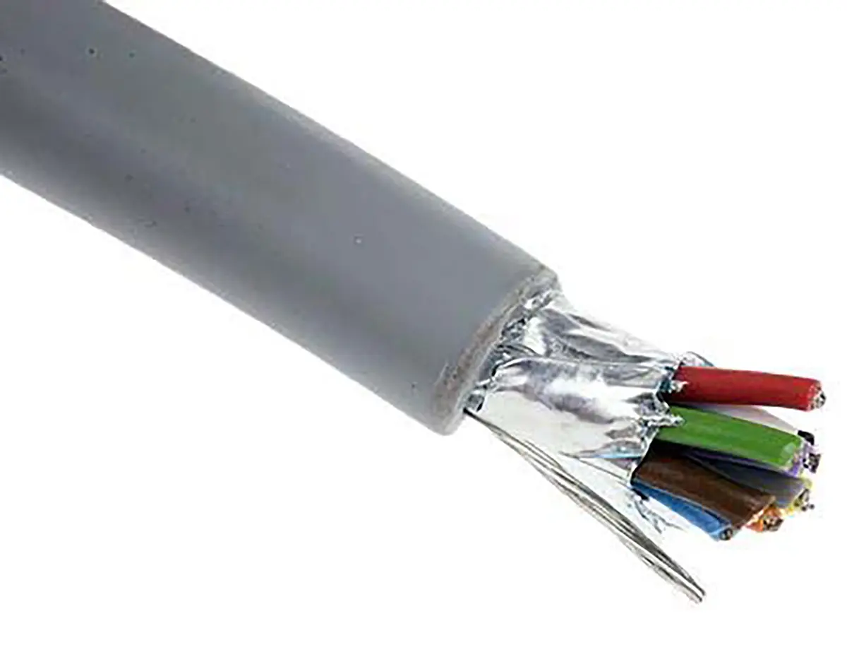 Produktfoto 1 von Alpha Wire Pro-Tekt Datenkabel 0.23 mm² 50 m Ø 6.27 mm Polyvinylchlorid isoliert Grau