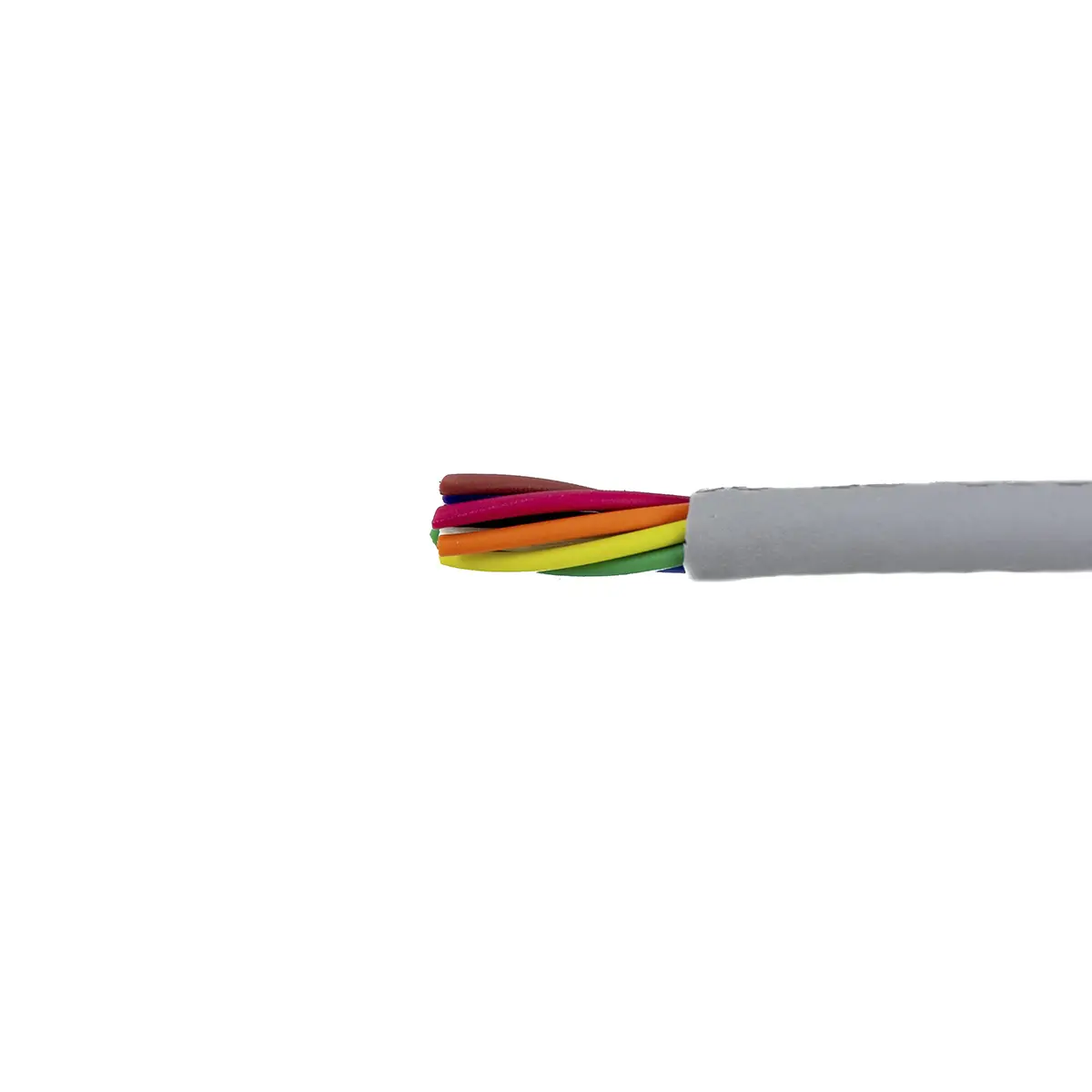 Produktfoto 1 von Alpha Wire Pro-Tekt Datenkabel 0.23 mm² 50 m Ø 5.44 mm Polyvinylchlorid isoliert Grau