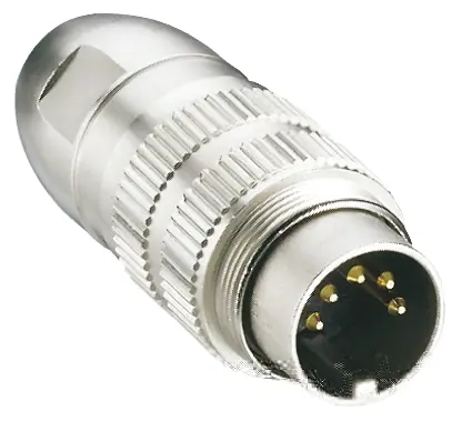 Produktfoto 1 von Lumberg 331 M16 DIN-Stecker Gerade 5-polig, DIN EN 60529, 60 V ac 5A IP68 Kabel, Mit Gewinde Stecker