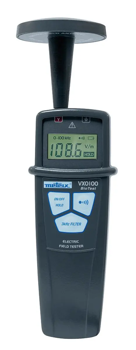 Produktfoto 1 von Metrix VX 0100 Mikrowellendetektor für Elektrisches Feld ±3% rdg + 5 Digitss Batterie