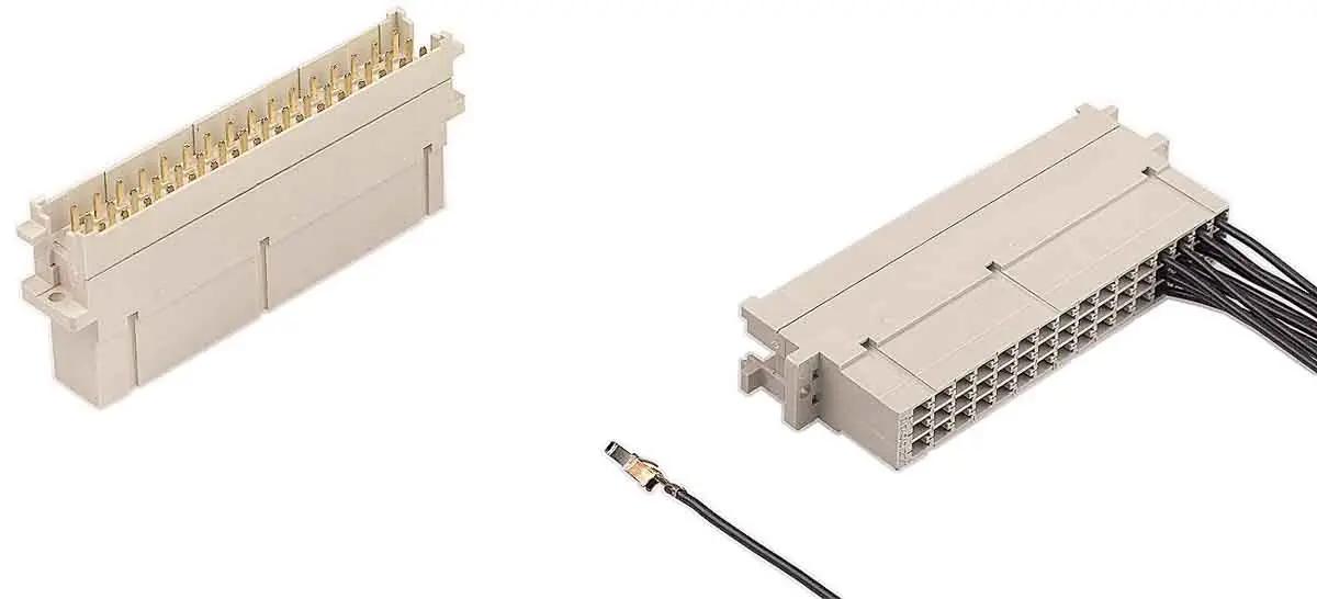 Produktfoto 1 von HARTING 09 06 Klasse C1 DIN 41612 Stecker Gerade, 48-polig / 3-reihig, Raster 5.08 mm Raster Stecker