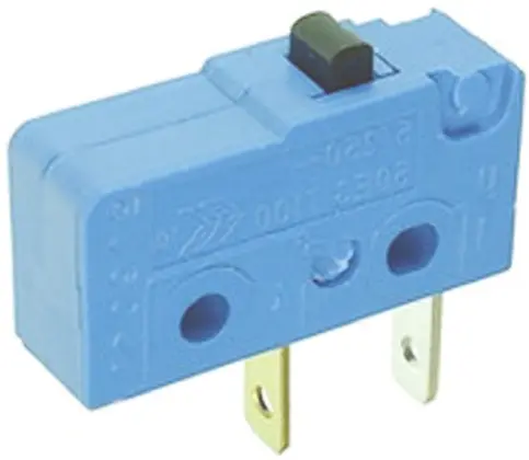 Produktfoto 1 von Marquardt Mikroschalter Stößel-Betätiger Flachstecker, 5 A @ 250 V ac, SPST IP00, IP40 1,5 N -40°C - +100°C