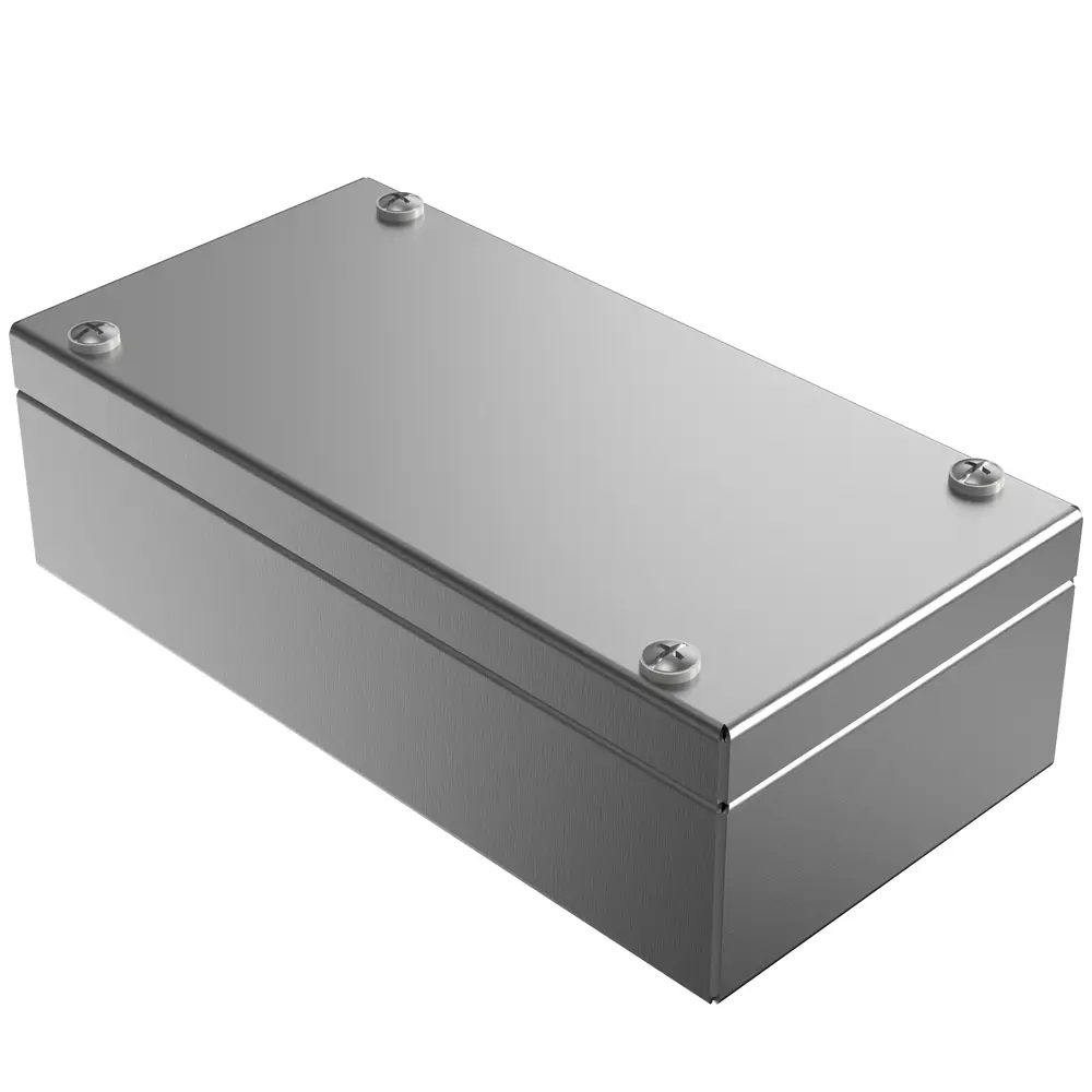 Produktfoto 1 von Rose Stainless Steel Enclosures Edelstahl Wandgehäuse IP66, HxBxT 100 mm x 200 mm x 61mm
