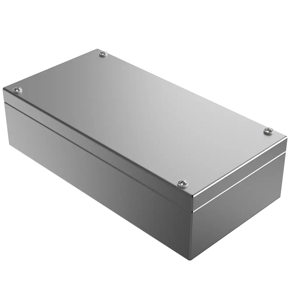 Produktfoto 1 von Rose Stainless Steel Enclosures Edelstahl Wandanschlusskasten farblos IP66 IECEx, ATEX, HxBxT 150 mm, 300 mm x 81 mm