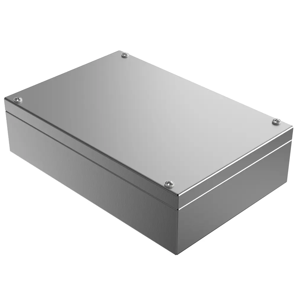 Produktfoto 1 von Rose Stainless Steel Enclosures Edelstahl Wandanschlusskasten farblos IP66 ATEX, IECEx, HxBxT 200 mm, 300 mm x 81 mm