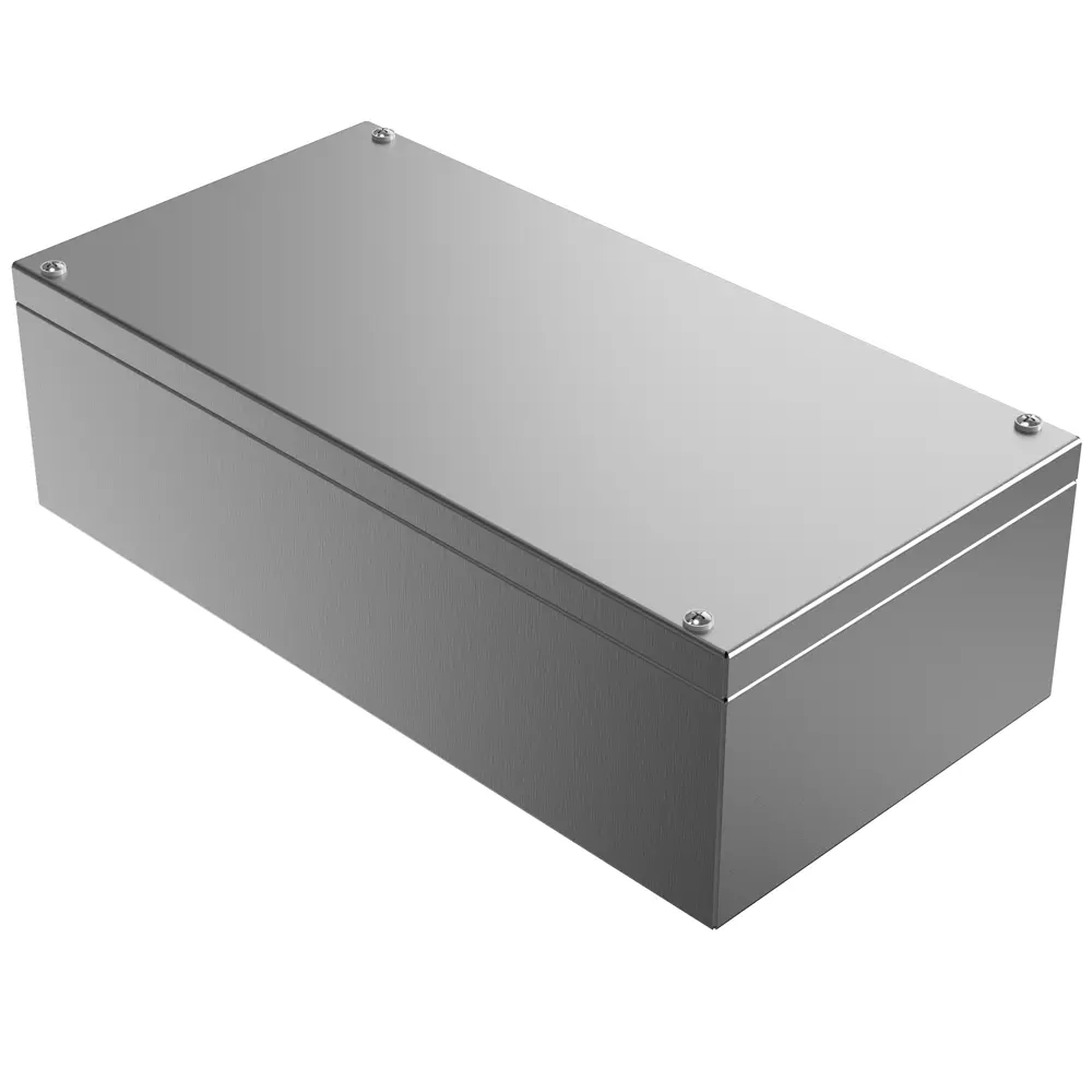 Produktfoto 1 von Rose Stainless Steel Enclosures Edelstahl Wandgehäuse IP66, HxBxT 200 mm x 400 mm x 121mm