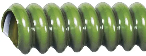 Produktfoto 1 von SES Sterling Electroflex Leerrohr PVC, Ø 27mm nom. flexibel, Grün A ø 27.5mm I ø 22mm x 30m IP65
