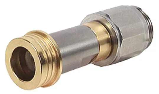 Produktfoto 1 von Huber+Suhner HF Adapter, 50 Ω, Gerade, 11 GHz Stecker Stecker Nennspannung