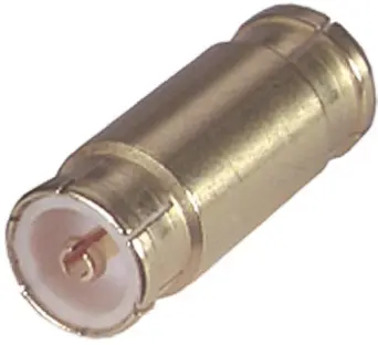 Produktfoto 1 von Huber+Suhner HF Adapter, 50 Ω, Gerade, 12.4 GHz Stecker Stecker, Koaxial Nennspannung