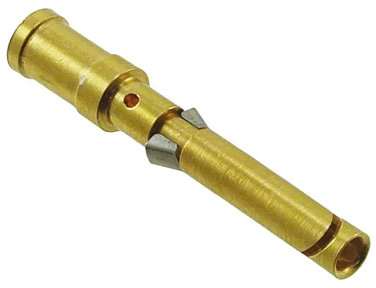 Produktfoto 1 von HARTING Han D Kontakt für robusten Stromversorgungsstecker Buchse 10A Crimpkontakt 1.5 mm² 1.5 mm²