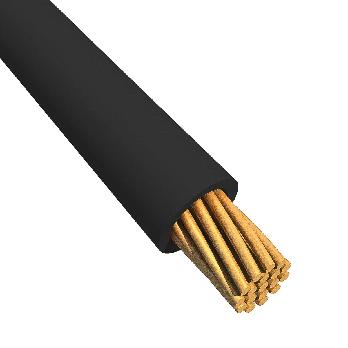 Produktfoto 1 von Alpha Wire Ecogen Ecowire Schaltdraht 0.75 mm², 18 AWG 305 m Schwarz Ø 1.7 mm 16 Litzen Modifizierter Polyphenylen-Ether