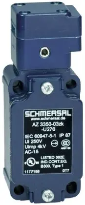 Produktfoto 1 von Schmersal ATEX AZ3350 Sicherheits-Verriegelungsschalter Mit Schlüssel Verriegelung Betätiger inklusive 1 Schließer