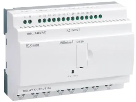 Produktfoto 1 von Crouzet Millenium 3 Logikmodul, 12 Eing. Relais Ausg.Typ Digital Eing.Typ