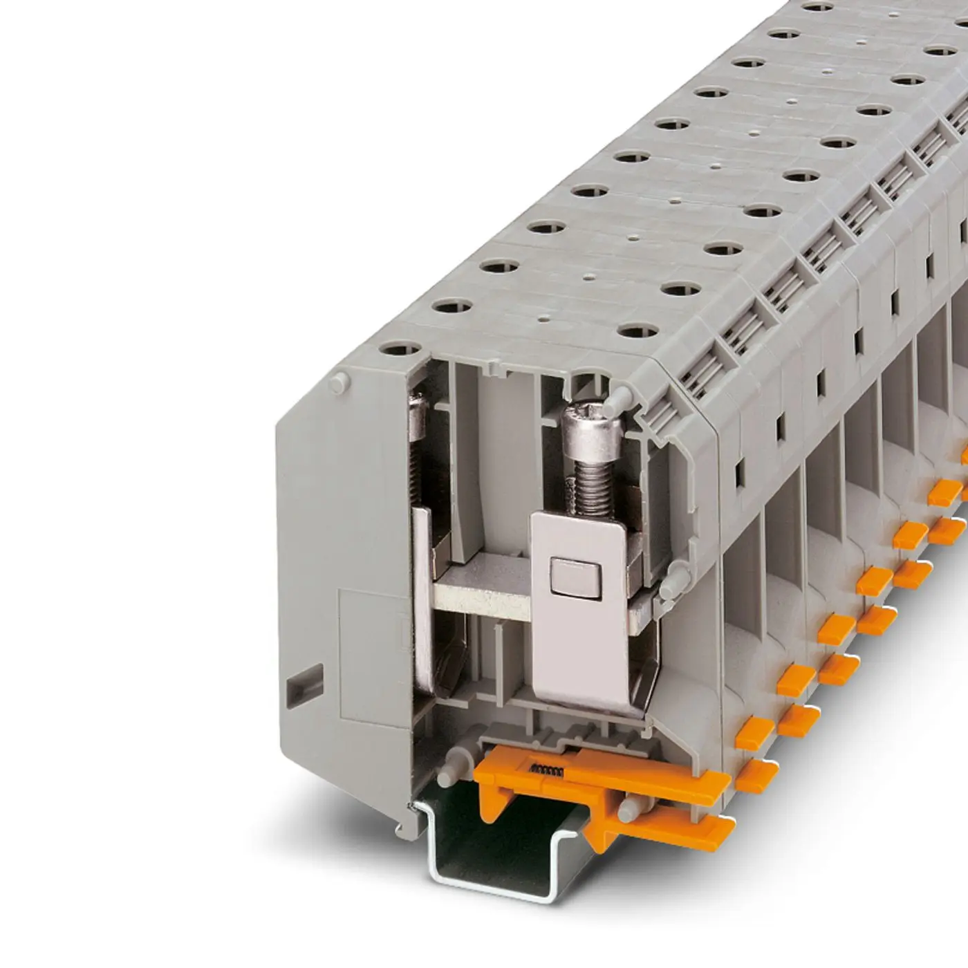 Produktfoto 1 von Phoenix Contact UKH 95 Starkstromsteckverbinder 1 Grau, 25mm², 95 mm², 1kV Schraubbefestigung IECEx, ATEX