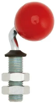 Produktfoto 1 von ALWAYSE Mit Gewindebolzen Kugelrolle Ø 35 mm Polyurethan, Bolzen-Ø 13.5 mm