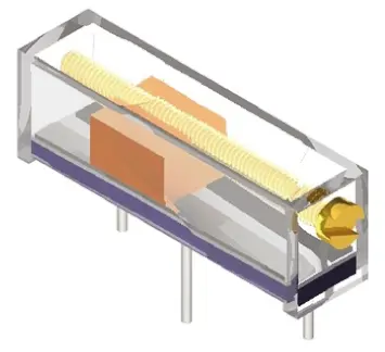 Bourns 3006 15-Gang Durchsteckmontage Trimm-Potentiometer, Seitliche Einstellung, 1 kΩ, 10 %, 0.75 W, Stift, L. 19.05 mm