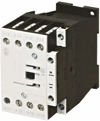 Produktfoto 1 von Eaton DILM Schütz 110V ac-Spule, 4-polig, 400V ac / 45 A 110V ac 11 kW 4 Schließer Motorsteuerung, Widerstandsbelastung