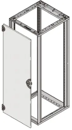 Produktfoto 1 von nVent SCHROFF Stahl Schranktür 34 U 553 mm