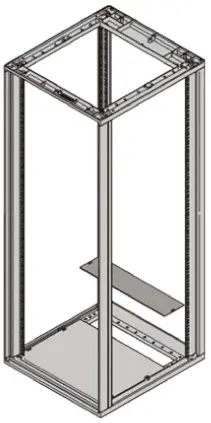Produktfoto 1 von nVent SCHROFF Stahl Grundplatte