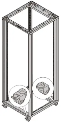 Produktfoto 1 von nVent SCHROFF Novastar Rolle 2145 mm, Polyamid, M12 553 mm