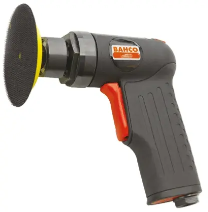 Produktfoto 1 von Bahco Druckluftschleifer, Scheiben-Ø 77 mm, Schwingschleifer 70 L/min, 25000 rpm, 4.53 m/s², 1/4 in Luftzuführung
