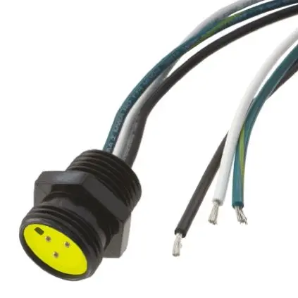 Produktfoto 1 von Molex Mini-Change, 3-polig Sensor-Betätigungselementkabel, 7/8 Zoll Rund, Gerade Buchse 3 / Nicht abgeschlossen, Länge